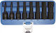 BGS Technic Chei tubulare Pneumatic - Pneumatic cu Vârfuri Allen și Patrat de Prindere 1/2'' Set 8buc