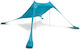 Panda Beach Shade Light Blue 300x300cm