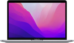 Apple MacBook Pro 13.3" (2022) Retina Display (M2/16GB/256GB SSD) Gri spațial (Tastatură GR)