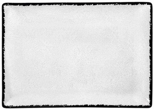 Oriana Ferelli Serving Platter Rectangular made of Porcelain White 31x21cm