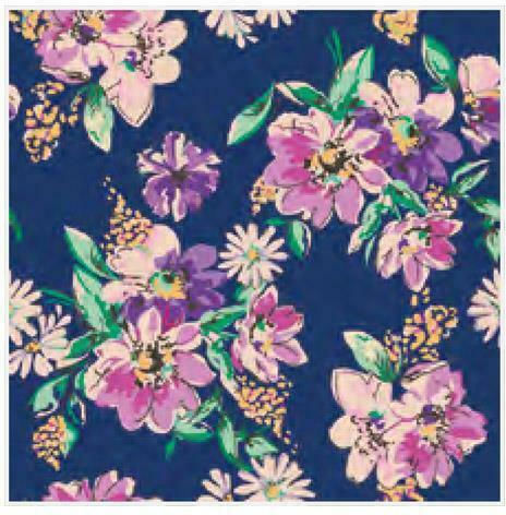 Next Floral Pattern Napkin Decoupage Blue