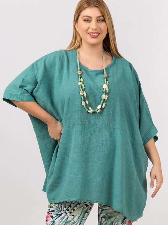 Summer Tunic Short Sleeve Pink