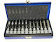 Long Socket with Motor Allen and Socket 1/2'', 1/4'' Set 18pcs