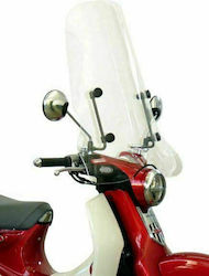 Fabbri Transparentes Visier Motorrad für Honda Super Cub 125 3310/A