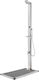 vidaXL Pool Shower 62x62cm Silver