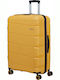 American Tourister Air Move Spinner Large Hard Yellow Suitcase With 4 Wheels Height 75cm