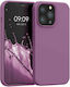 KWmobile Rubberized Back Cover Silicon Orchid V...