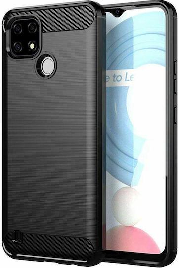 Tech-Protect Back Cover Σιλικόνης Μαύρο (Realme C21Y / C25Y)