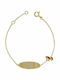 Triantos Kinderarmband ID aus Gold 14K