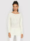 Guess Women's Long Sleeve Sweater Beige