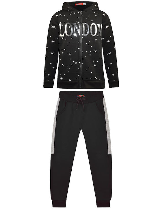 Kinder Sweatpants Set - Jogginganzug Schwarz 2Stück