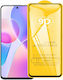 Full Glue Full Face Tempered Glass Μαύρο (Honor X8)