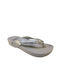 Cubanitas Frauen Flip Flops in Gray Farbe