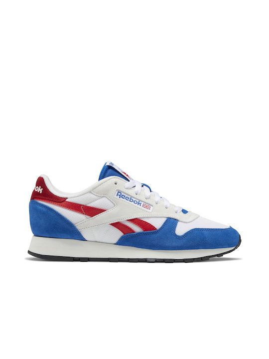 Reebok Classic Leather Ανδρικά Sneakers Blue / White / Red