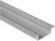 VK Lighting Satz 2Stück Eingelassen Aluminiumprofil für LED-Streifen 200cm