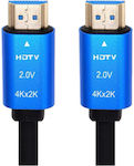 HDMI 2.0 Cable HDMI male - HDMI male 5m Μαύρο