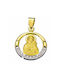 Pendant Kids Talisman with Virgin Mary from Gold 9K