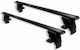 Farad Car Roof Bars Metallic 130cm for Kia Venga 5D 2010+ Set with Roof Rack Legs and Lock Black
