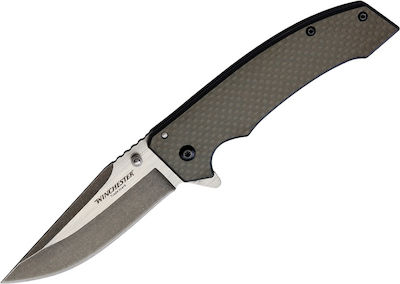Winchester G10 Carbon Fiber Σουγιάς σε Γκρι χρώμα