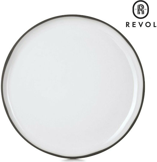 Espiel Caractere Cumulus Plate Desert made of Porcelain White with Diameter 21cm