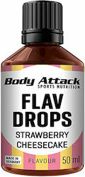 Body Attack Γλυκαντικό Flav Drops Strawberry Cheescake 50ml
