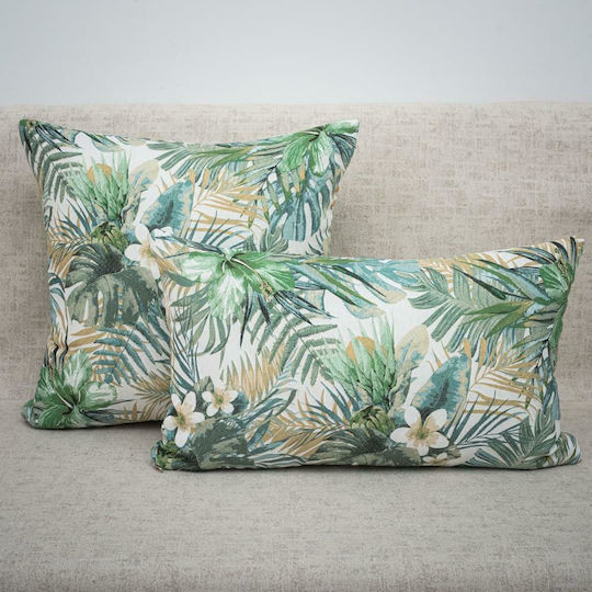 Cotone Διακοσμητική Μαξιλαροθήκη Melina Πράσινη 45x45εκ.