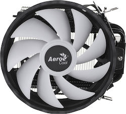 Aerocool AEROPGSRAVE3-FRGB-4P Ψύκτρα Επεξεργαστή για Socket AM4/115x/1700 με RGB Φωτισμό