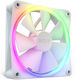 NZXT F120 RGB 4-Pin PWM Case Fan White