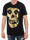 Misfits Golden Foil black t-shirt.