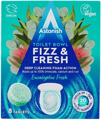 Astonish Tablete Toaletă cu aromă de Eucaliptus 8 filete A2155