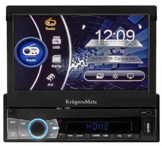 Kruger & Matz Car Radio 1 DIN Bluetooth USB
