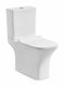 Karag Plastic Soft Close Toilet Slim Seat White Natalia 41.5cm