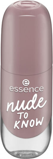 Essence Gel Farbe Glossy Nagellack Lang anhaltende 30 Nude To Know 8ml