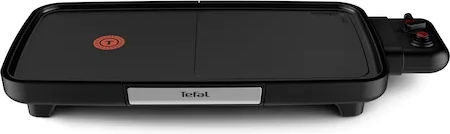 Tefal Plancha Tabletop Electric Grill Smooth Plate 2200W with Adjustable Thermostat 50cmx26cmcm