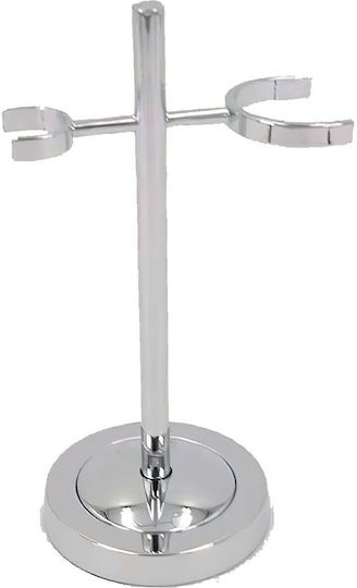 Yaqi Shaving Brush Razor Stand Silver for Shaving Brush