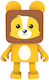 Mob Dancing Animals Lion DA-22-03 Ηχείο Bluetooth 3W με Διάρκεια Μπαταρίας έως 4 ώρες Κίτρινο