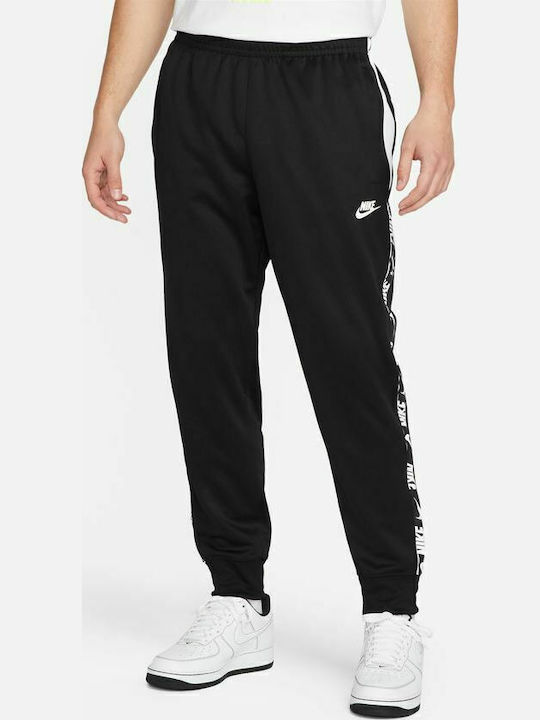 Sportswear Sweatpants Glossy with Elastic Black
