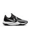 Nike Precision IV Χαμηλά Μπασκετικά Παπούτσια Black / White / Iron Grey