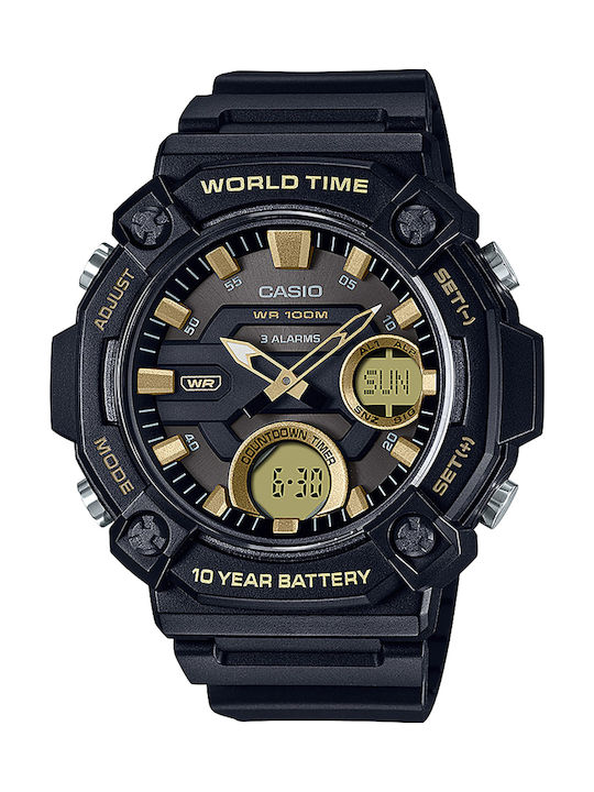 Casio Analog/Digital Men's Watch Battery with B...