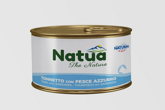Natua Natural Wet Food for Cats in Cans with Sardine and Tuna 85gr