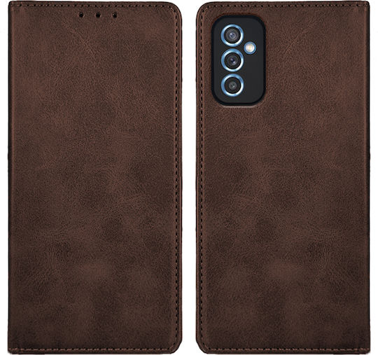 Sonique Vintage Wallet Δερματίνης Καφέ (Galaxy M52)