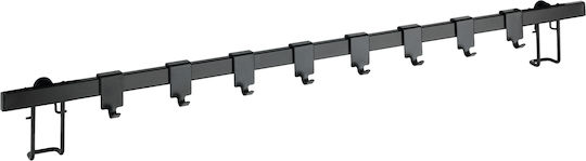 Wenko Bucătărie Hanger Metalic 60x2.5x4 cm Negru