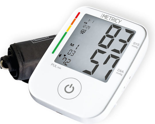 Metricy Simply Electronical Blood Pressure Monitor Arm with Arrhythmia Detection