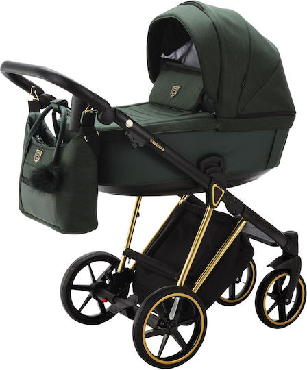 Adamex Belissa Adjustable 3 in 1 Baby Stroller Suitable for Newborn Green 10.1kg