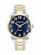 Trussardi T-City Ανδρικό Ρολόι 40mm Αυτόματο με Μεταλλικό Μπρασελέ