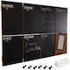Bakaji Pinnwand Kork und schwarzes Pinnwand 60x...