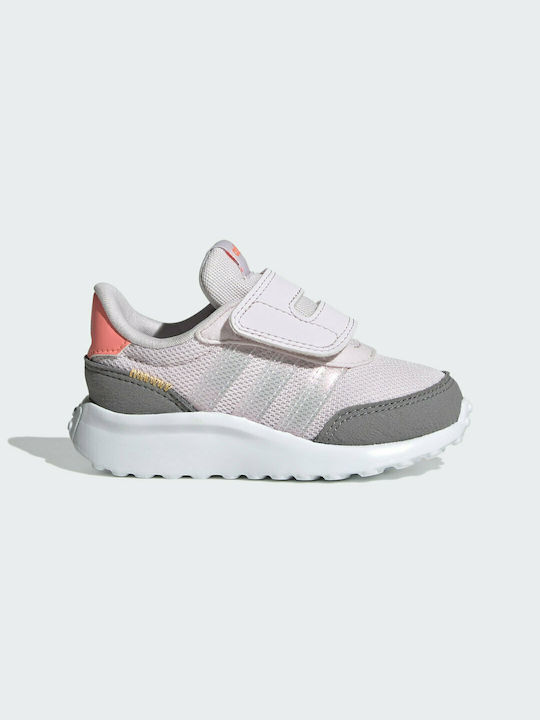 Adidas Παιδικά Sneakers με Σκρατς Almost Pink / Silver Metallic / Grey Three