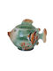 Borcan pentru Biscuiți Ceramică Verde 27x14x20buc 1buc