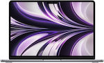 Apple MacBook Air 13.6" (2022) Retina Display (M2-8-ядрен/8ГБ/256ГБ SSD/8-ядрен) Космическо сиво (GR Клавиатура)