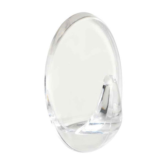 Wenko Maxi 23457100 Κρεμαστράκια με Αυτοκόλλητο Πλαστικά Διάφανα 2τμχ